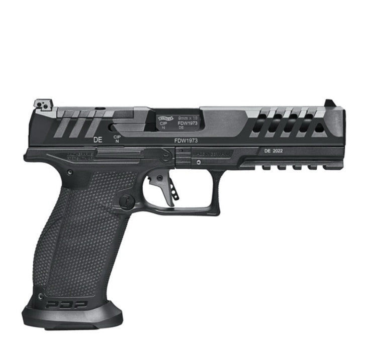 WALTHER PDP POLYMER MATCH FULLSIZE 5.0" WITH HOLOSUN SCS PDP GREEN *KIT* *AVAILABLE AT SUPPLIER - ETA APPROX 1 WEEK*