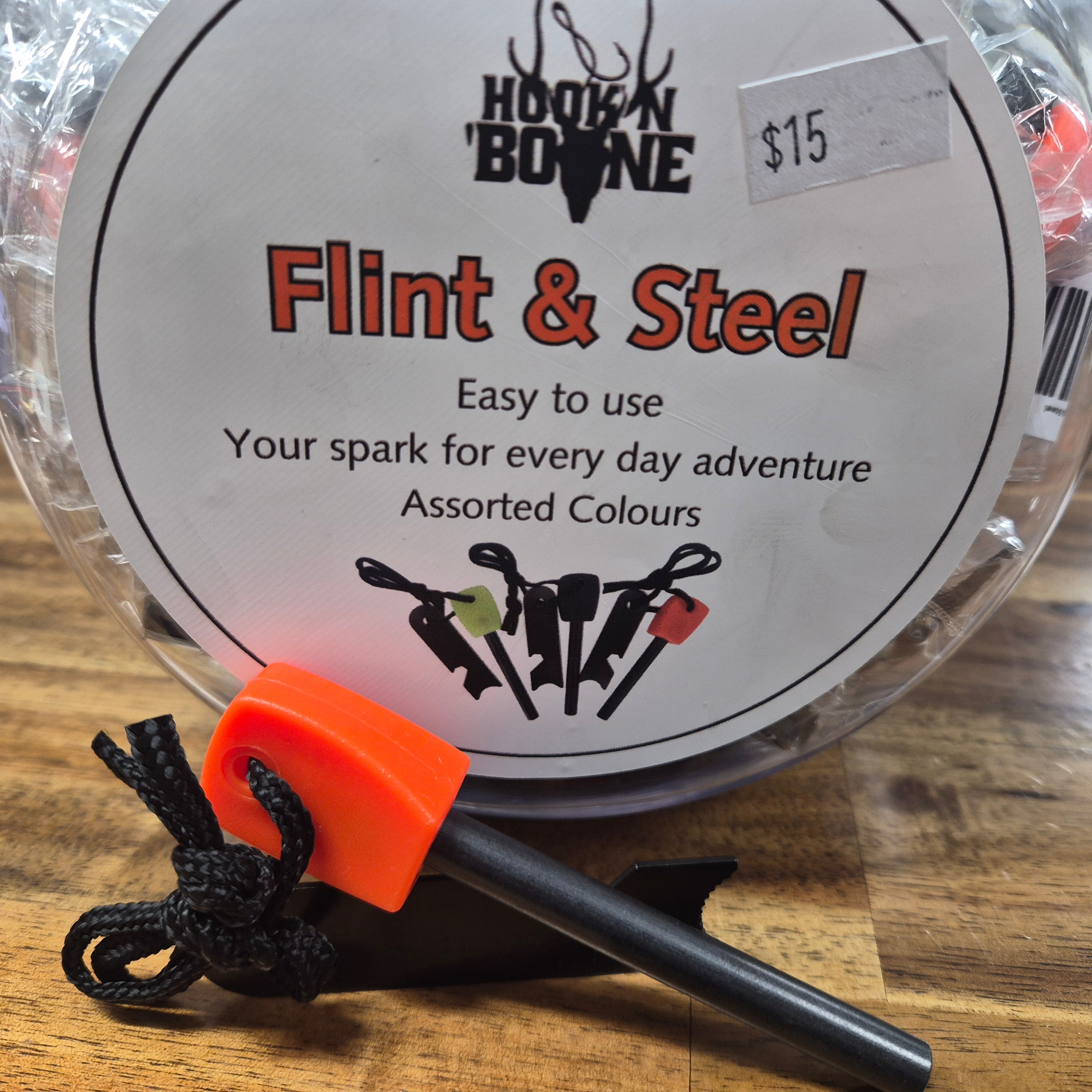 HOOK & BONE FLINT & STEEL