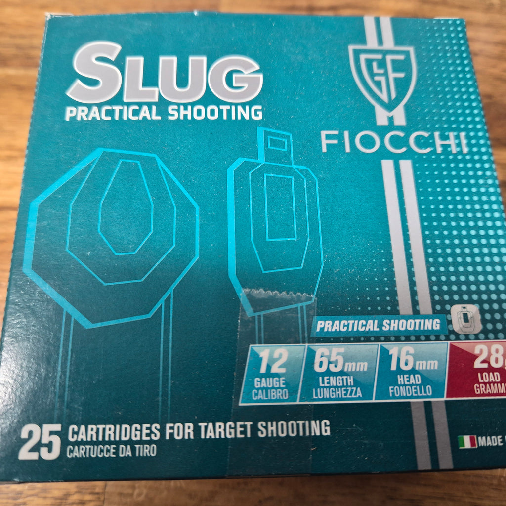 FIOCCHI 12G 28GM SLUG 25PK IPSC PRACTICAL SHOOTING