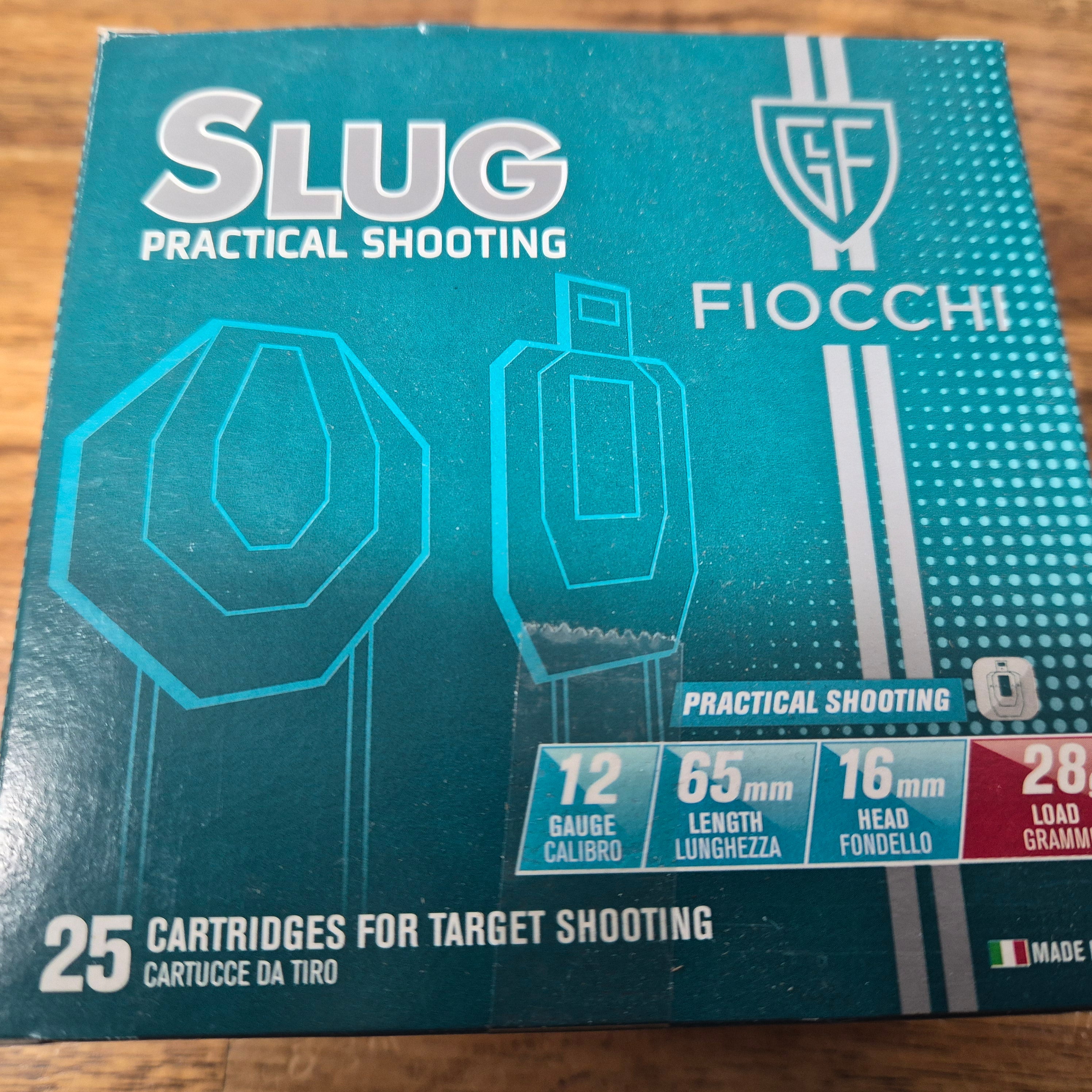 FIOCCHI 12G 28GM SLUG 25PK IPSC PRACTICAL SHOOTING