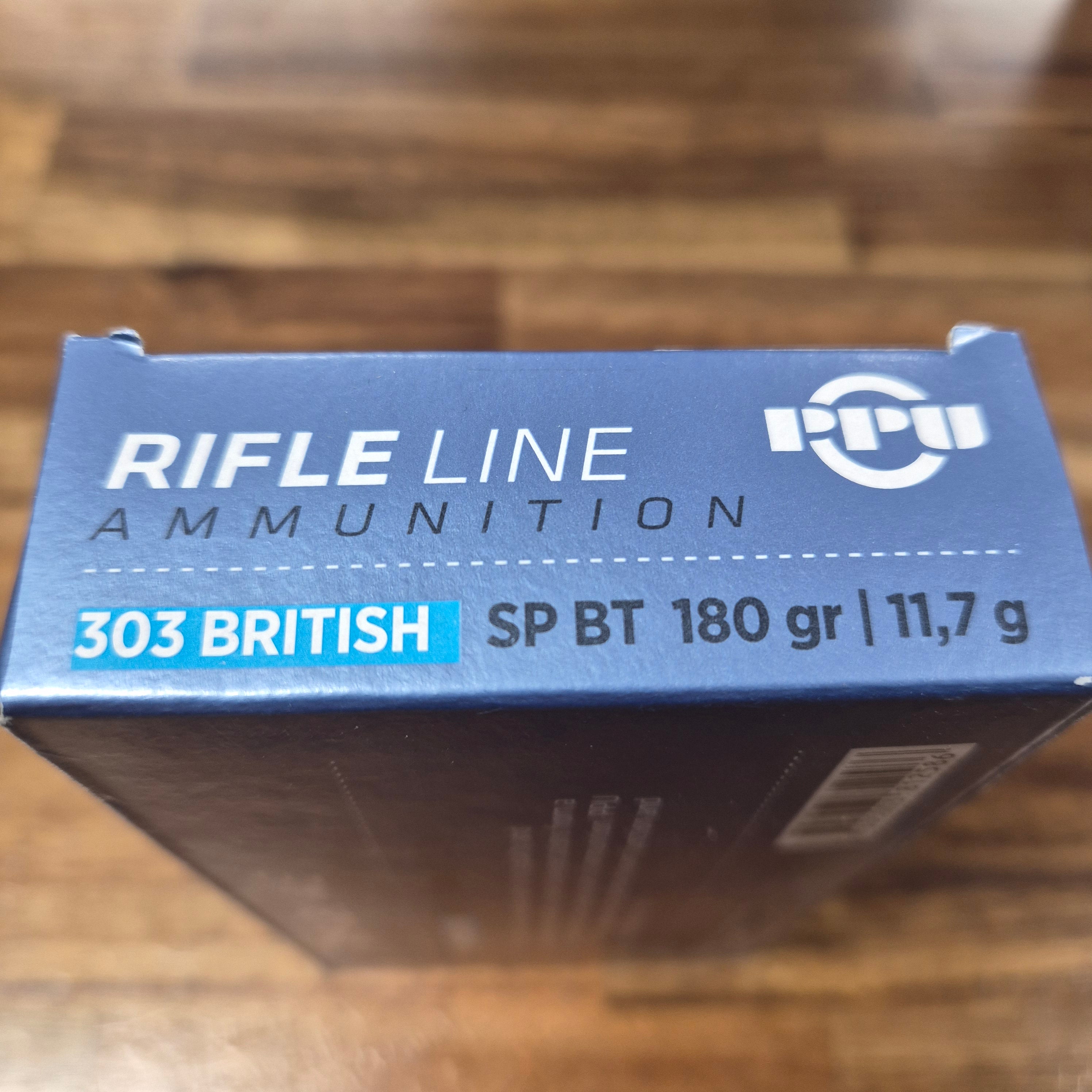 PPU 303 BRITISH 180GR SP PKT 20PK