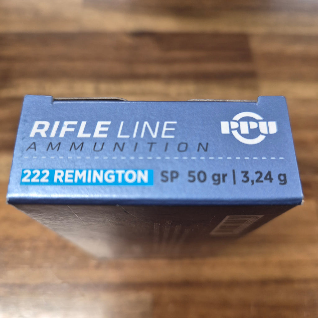 PPU 222 REM 50GR SOFT POINT 20PK RIFLE LINE