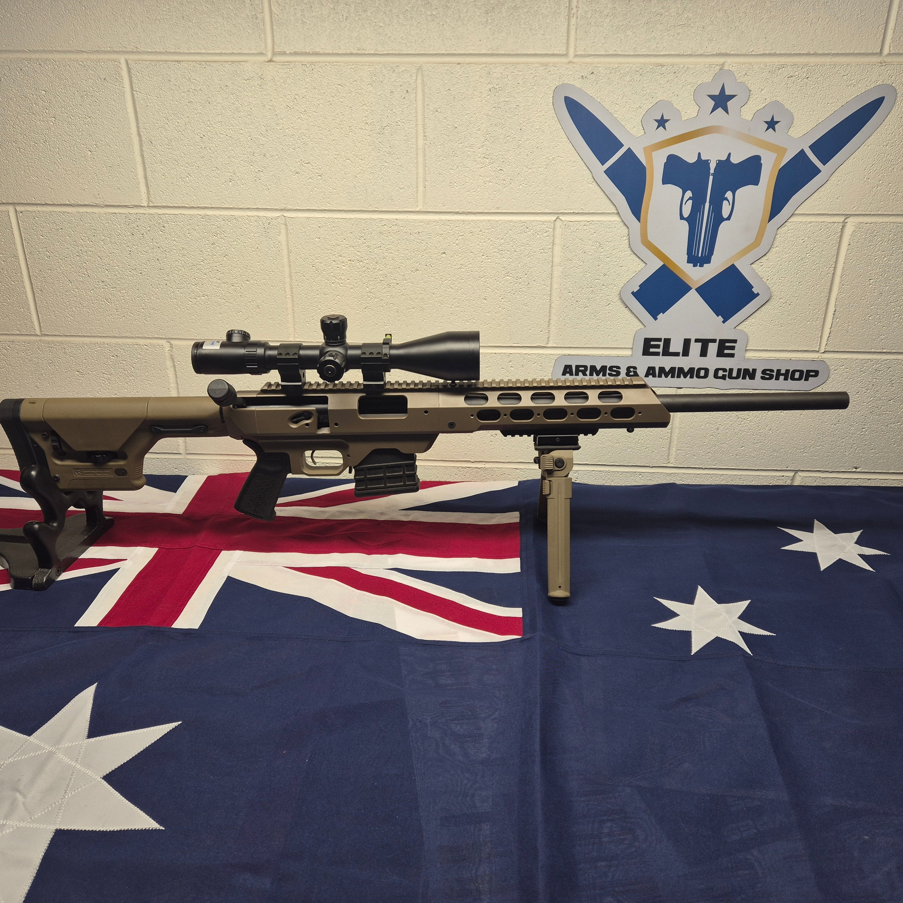 REMINGTON 700 308WIN IN A MDT TAC 21 CHASSIS (FIXED STOCK) 10RD MDT MAG WITH MAGPUL BIPOD & BUSHNELL TACTICAL ELITE 6-24X50 **$2500 ONO**
