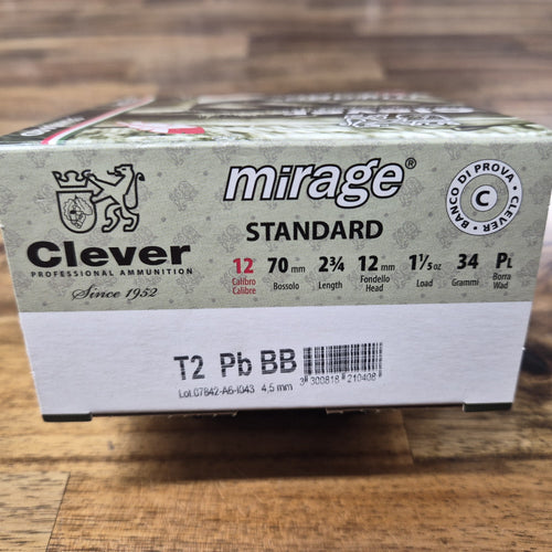 CLEVER MIRAGE STANDARD GAME T2 34GM 12GA BB 25PK
