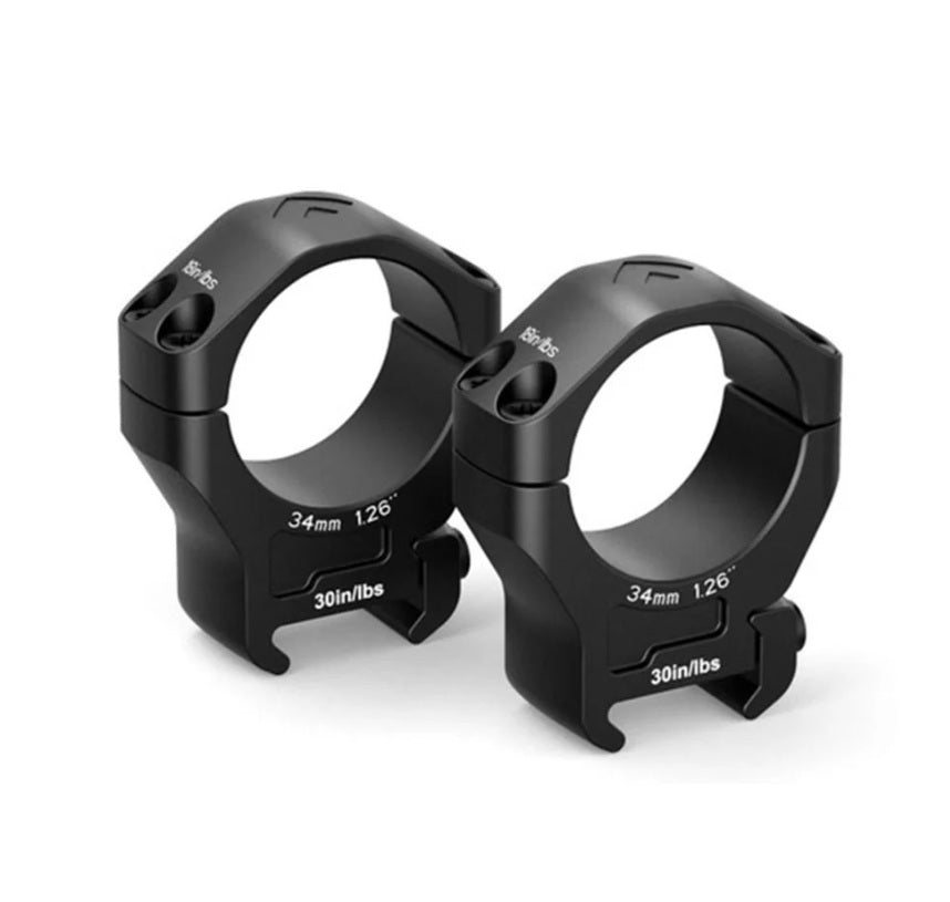 ARKEN HALO TI TITANIUM SCOPE RINGS 30MM 1.26"