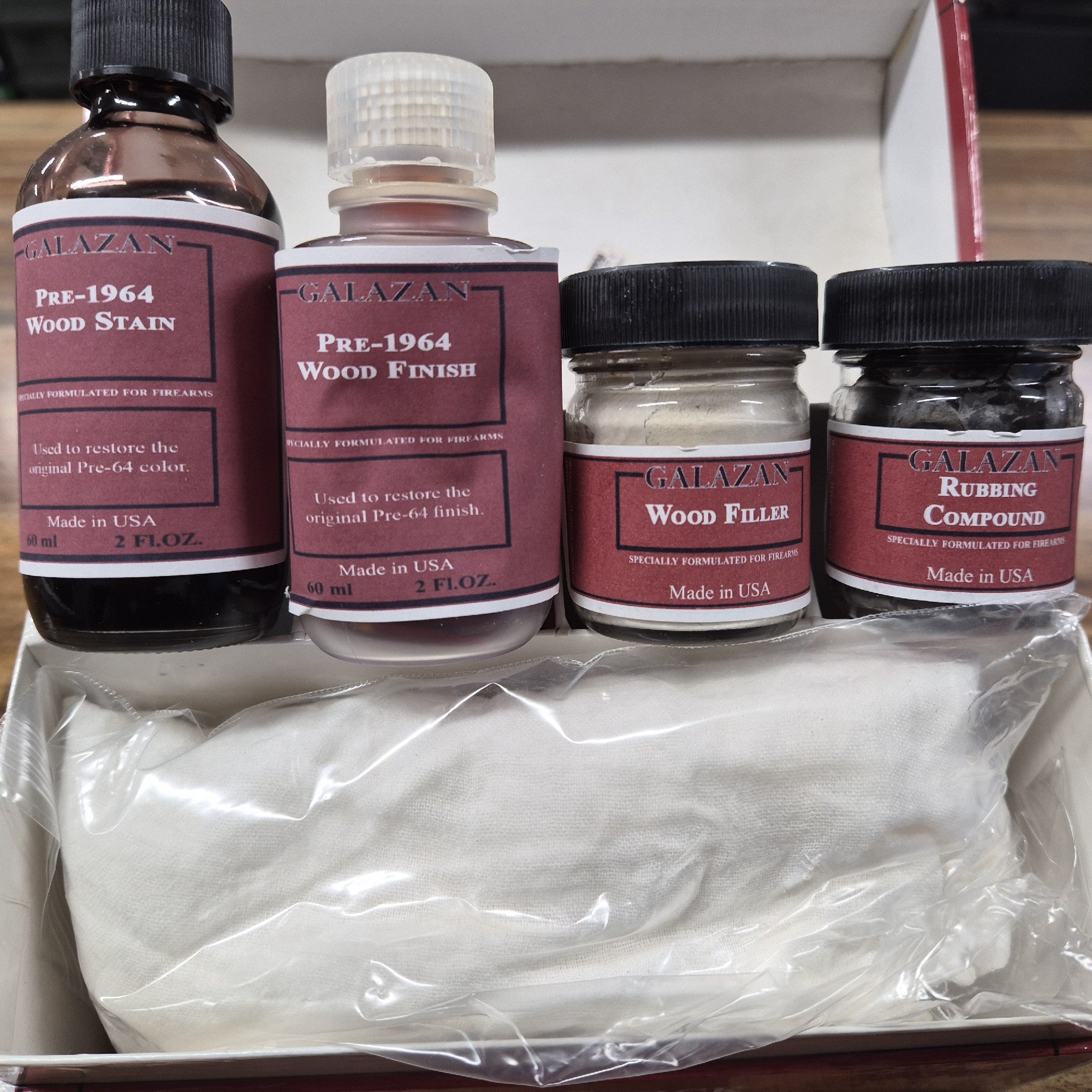 GALAZAN PRE 1964 GUN STOCK REFINISHING KIT
