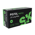 SK 22LR PISTOL MATCH 40GR LRN (50PK)