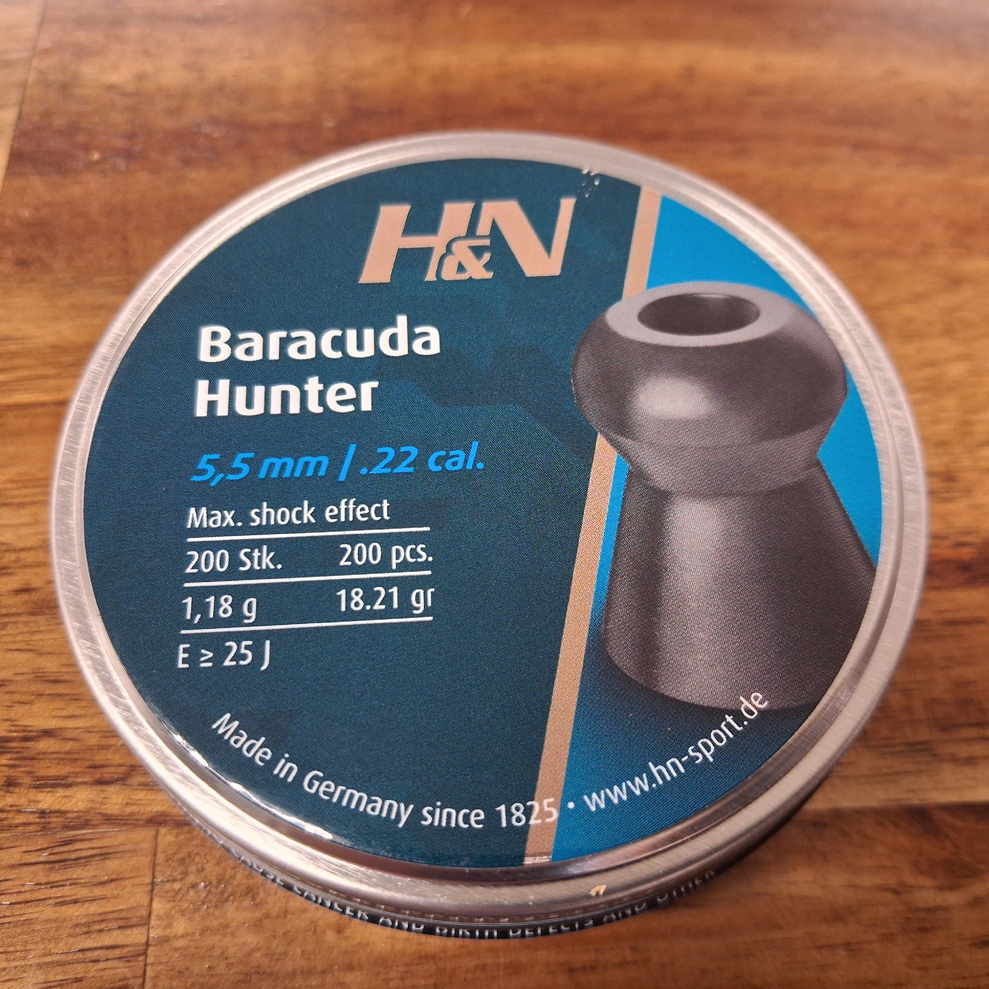 H&N BARACUDA HUNTER 22AIR 250PK