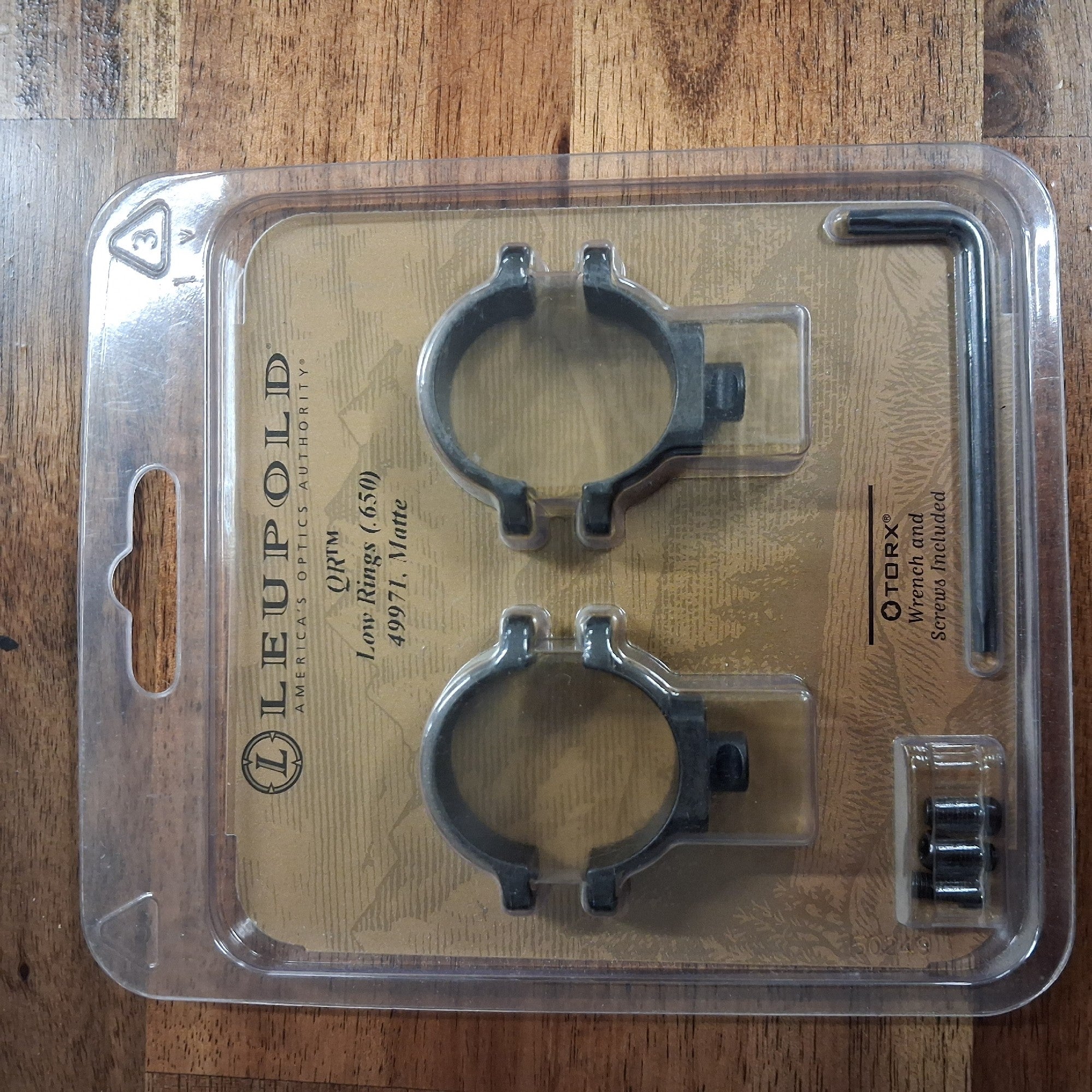 LEUPOLD QUICK RELEASE MOUNTING SYSTEM RINGS 1INCH