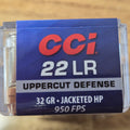 CCI 22LR UPPERCUT 32GR JACKETED HP 950FPS - SIZE: 50PK