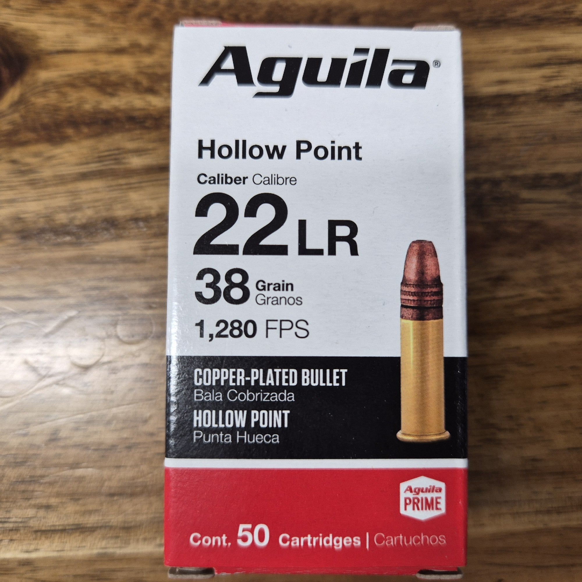 AGUILA 22LR HV HP 38GR AMMUNITION 50PK