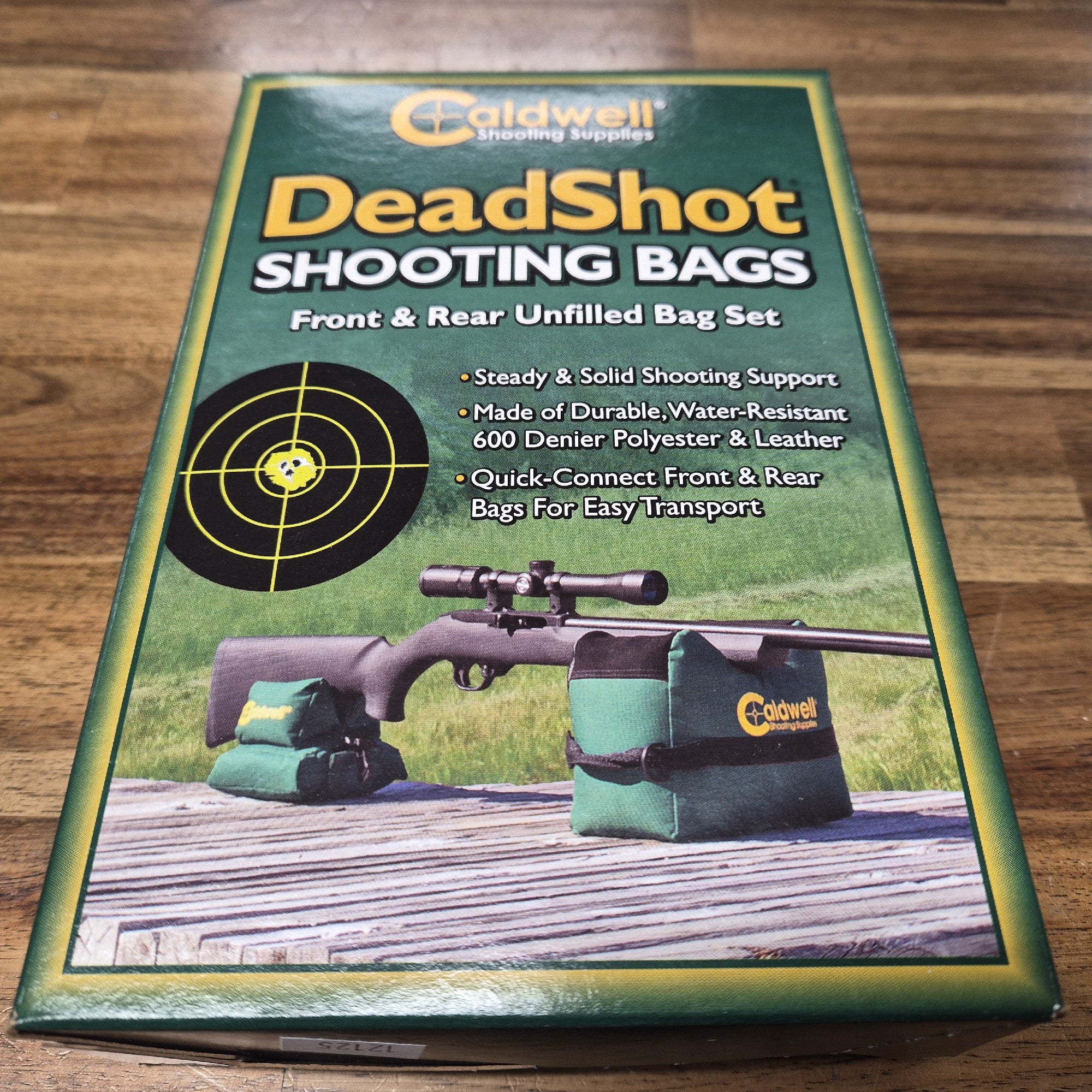 CALDWELL DEADSHOT FRONT & REAR UNFILLED BAG SET COMBO