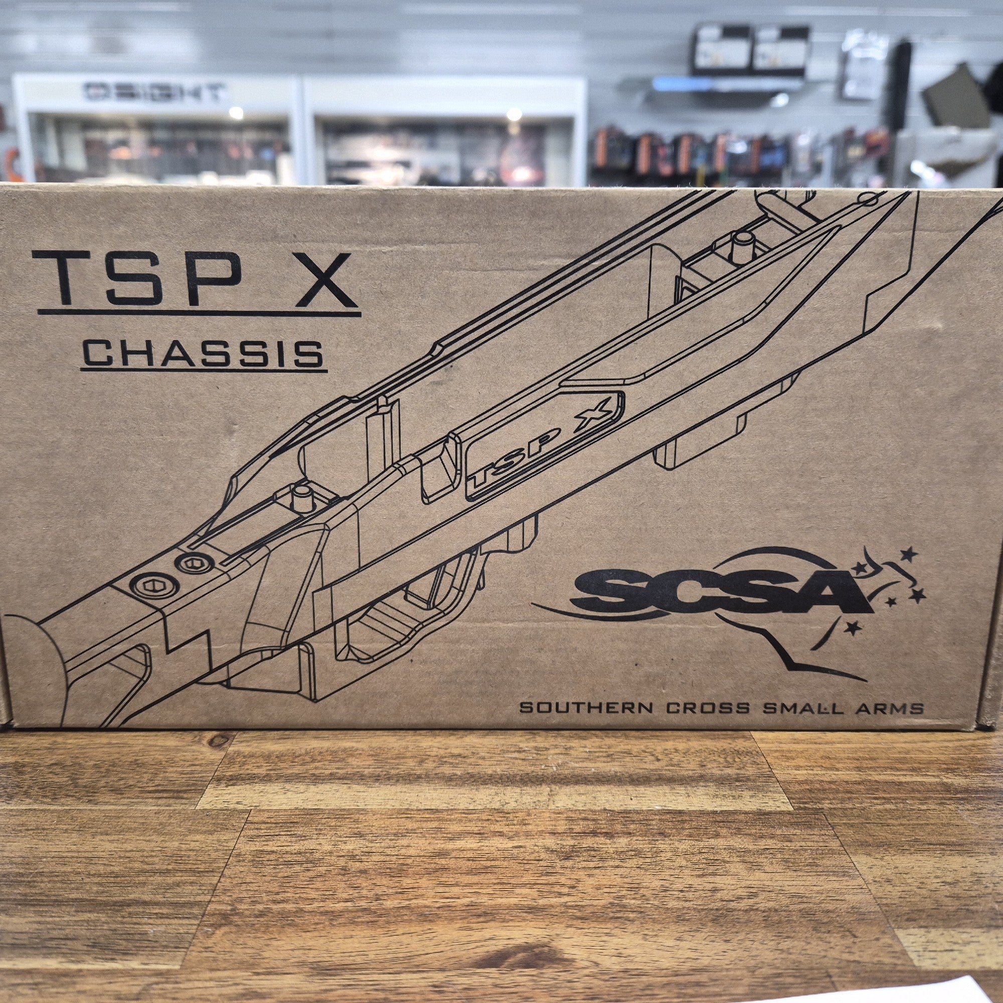 SCSA TSP-X CHASSIS FOR TIKKA T1X - BLACK