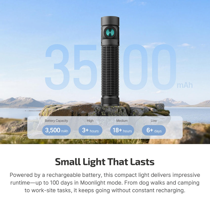 BATON 4 PRO (MATTE BLACK) CW 0.0000.3096 COMPACT 1700-LUMEN EDC FLASHLIGHT