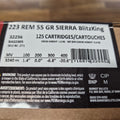 BARNES 223 REM 55GR SIERRA BLITZ KING 125RD
