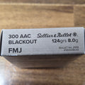 S&B 300 BLACKOUT 124GR FMJ 20 PK