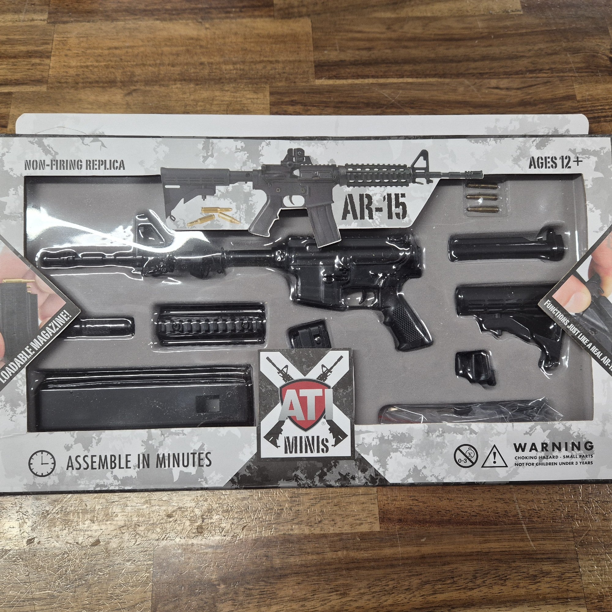 ATI MINI METAL 1:3 SCALE NON-FIRING MODEL TOY AR15