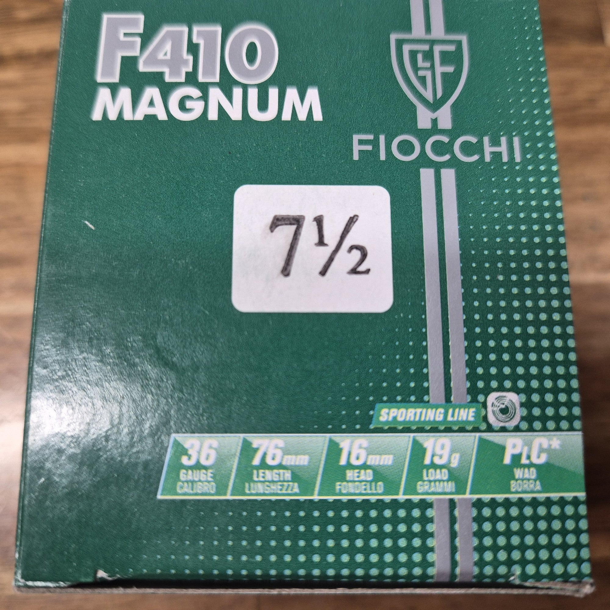FIOCCHI 410G 3" #7.5 25 PKT