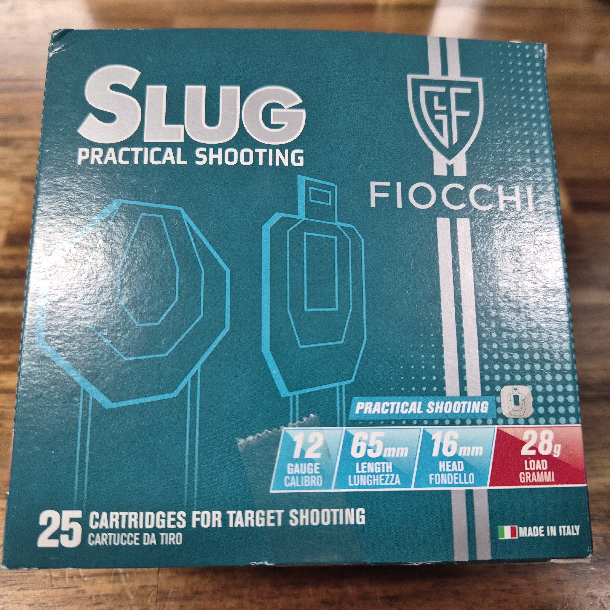 FIOCCHI 12G 28GM SLUG 25PK IPSC PRACTICAL SHOOTING