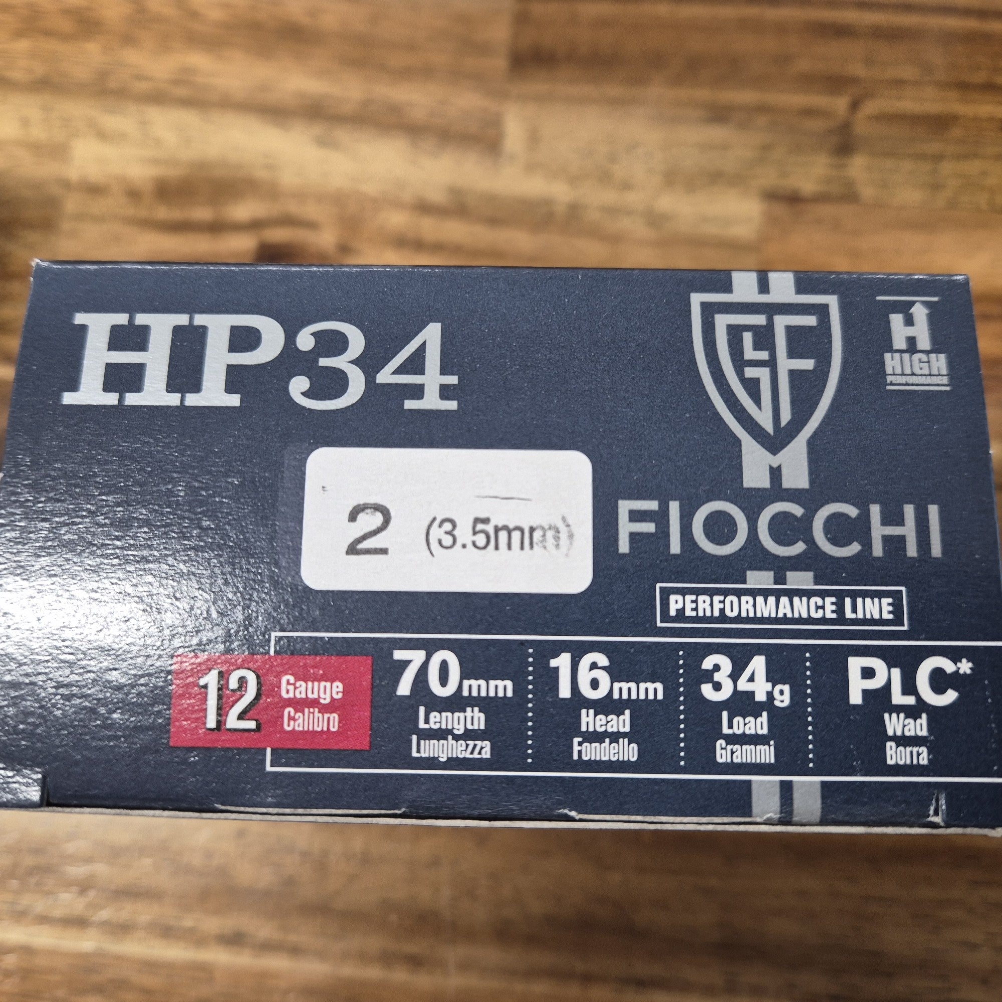 FIOCCHI 12G 34GM #2 1375 FPS 25 PKT