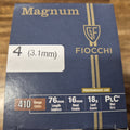 FIOCCHI 410G 3" #4 1300 FPS 25 PKT