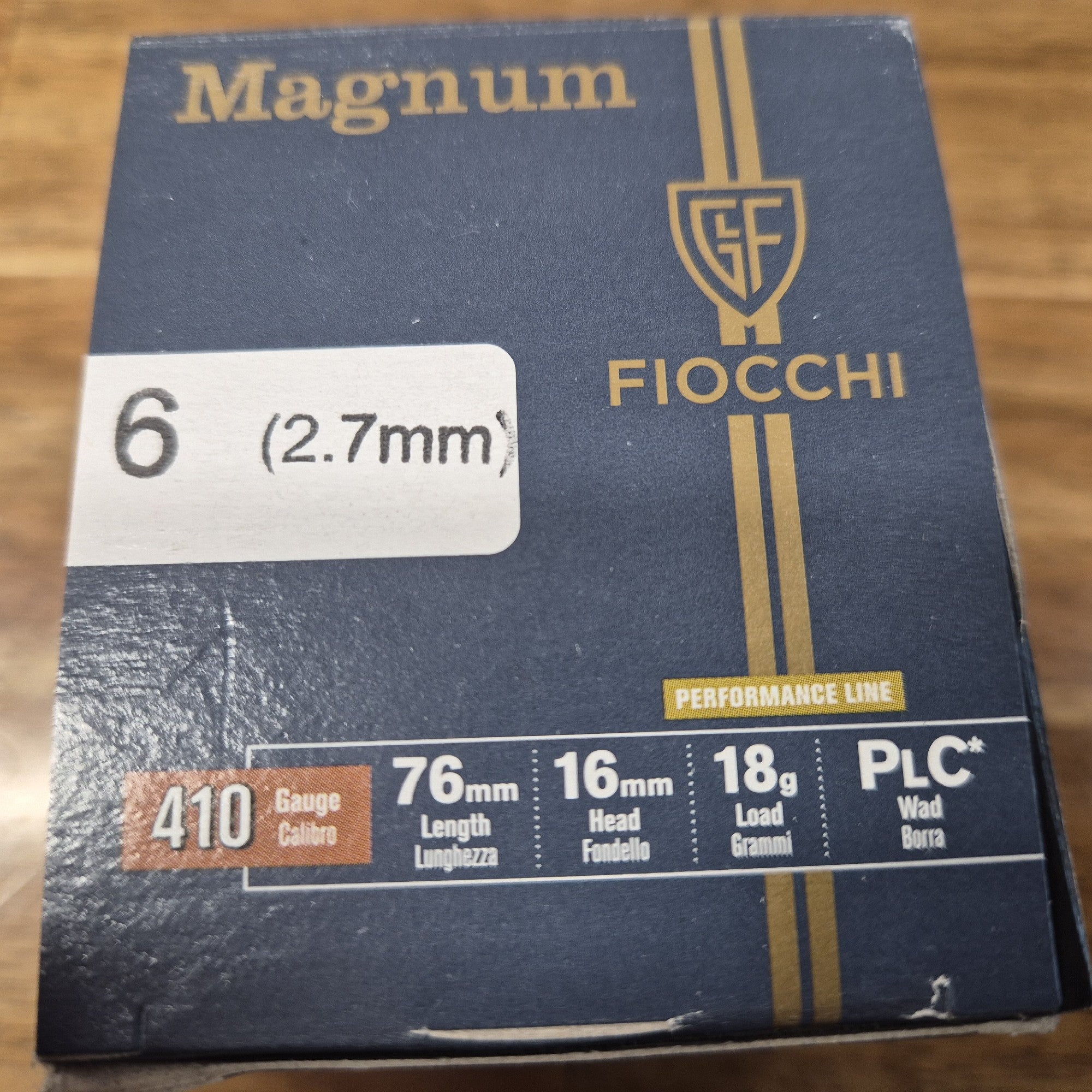 FIOCCHI 410G 3" #6 1300 FPS 25 PKT