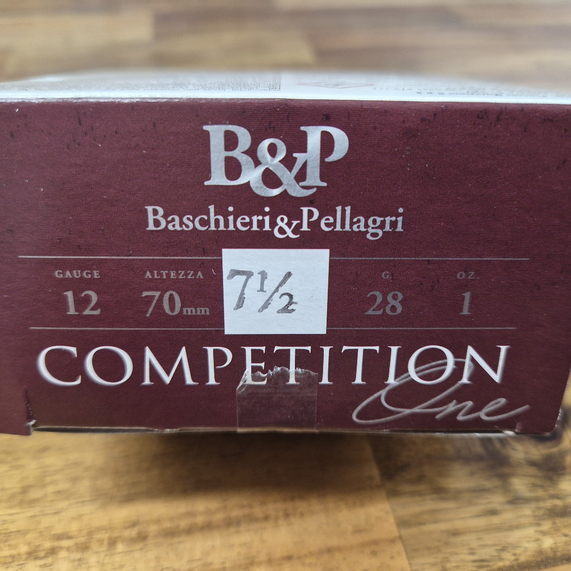 B&P COMPETITION ONE 1250FPS 12GA 2 3/4" #7.5 25PK 88A01700