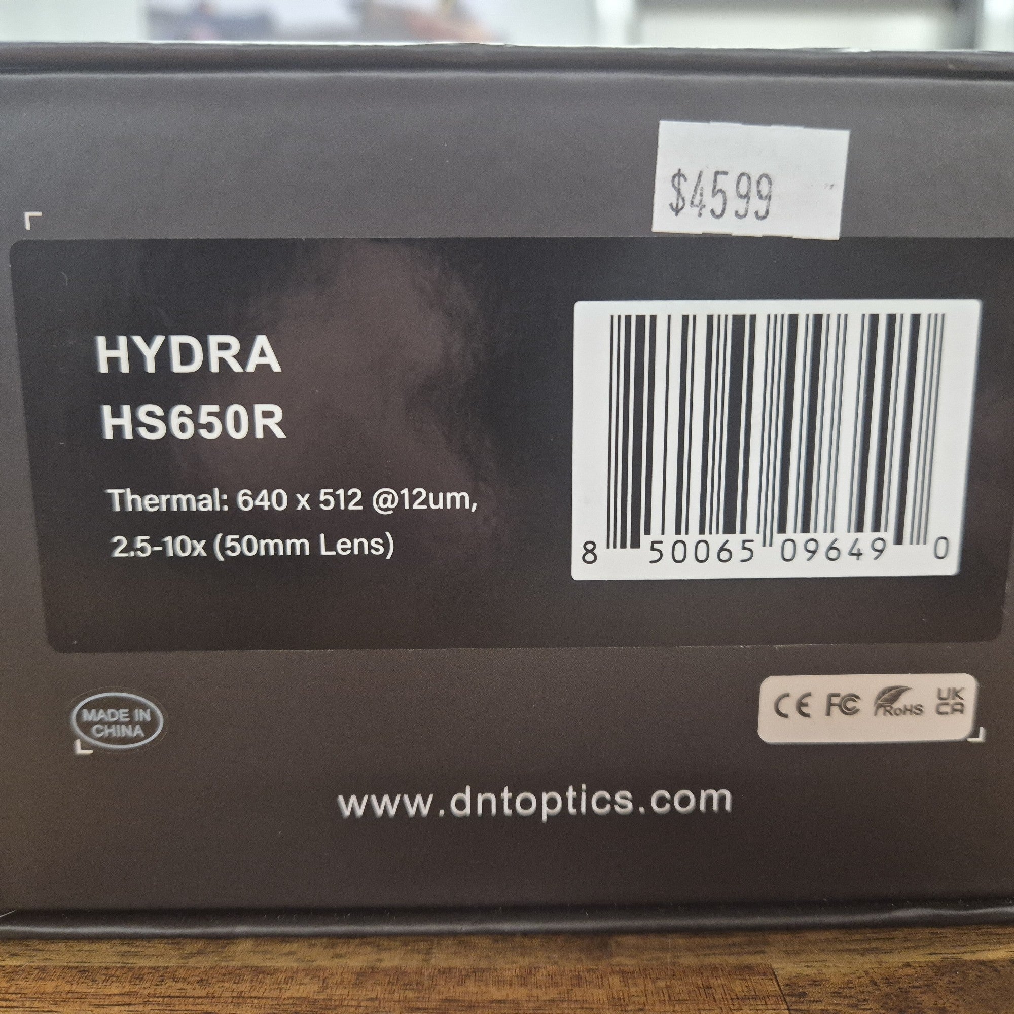DNT 3 IN 1 THERMAL SCOPE (640X512, 50MM OBJ LENS)
