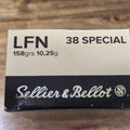 S&B 38 SPECIAL 158 GR LFN 50 PK