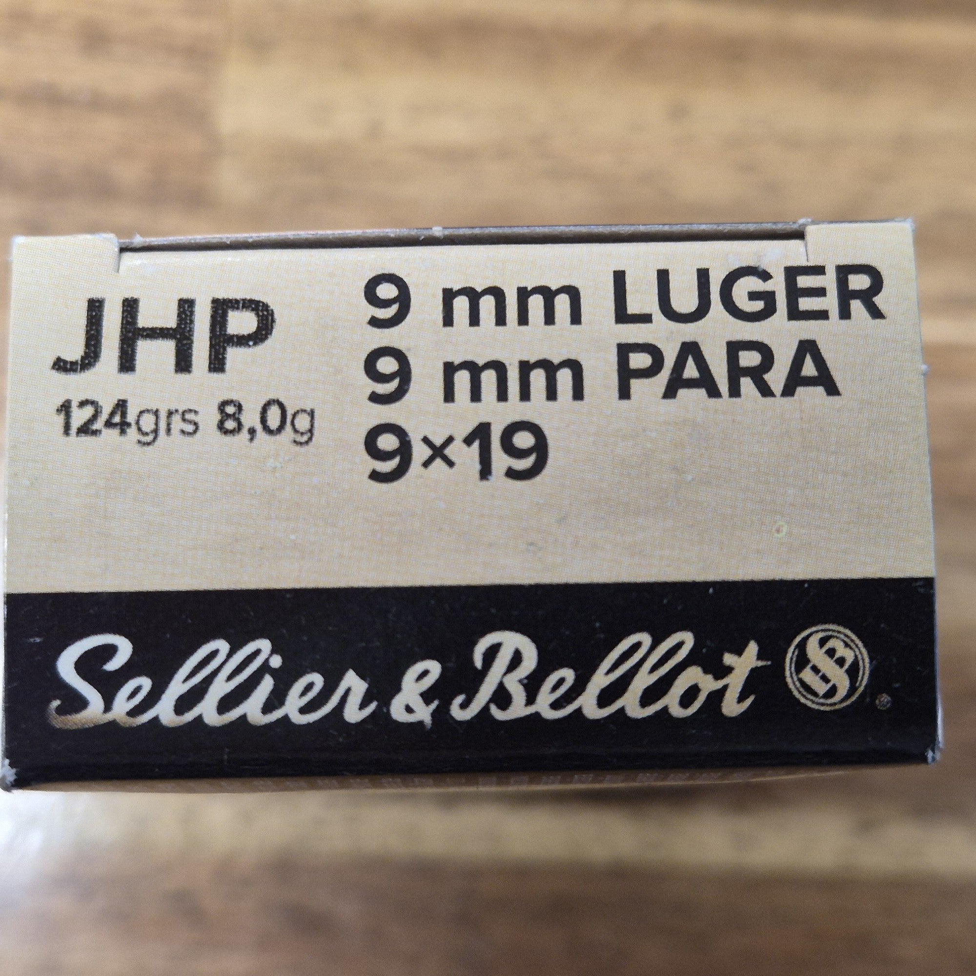 S&B 9MM LUGER 124 GR JHP 50 PK