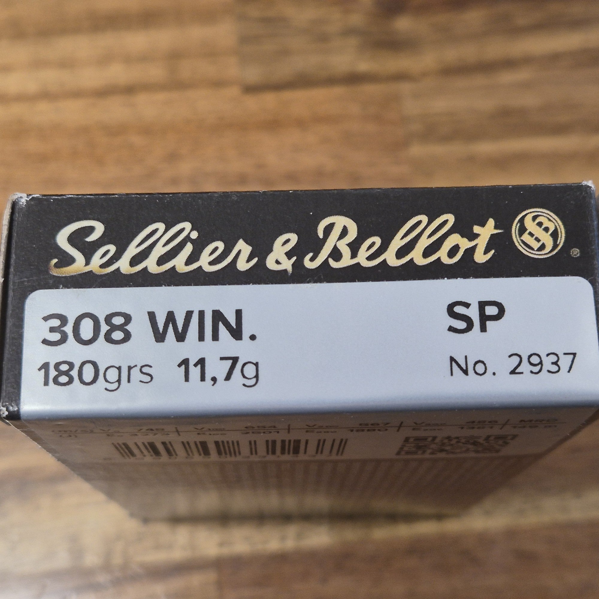 S&B 308 WIN 180 GR SP 20 PK