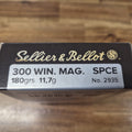 S&B 300 WIN MAG 180 GR SPCE 20 PK