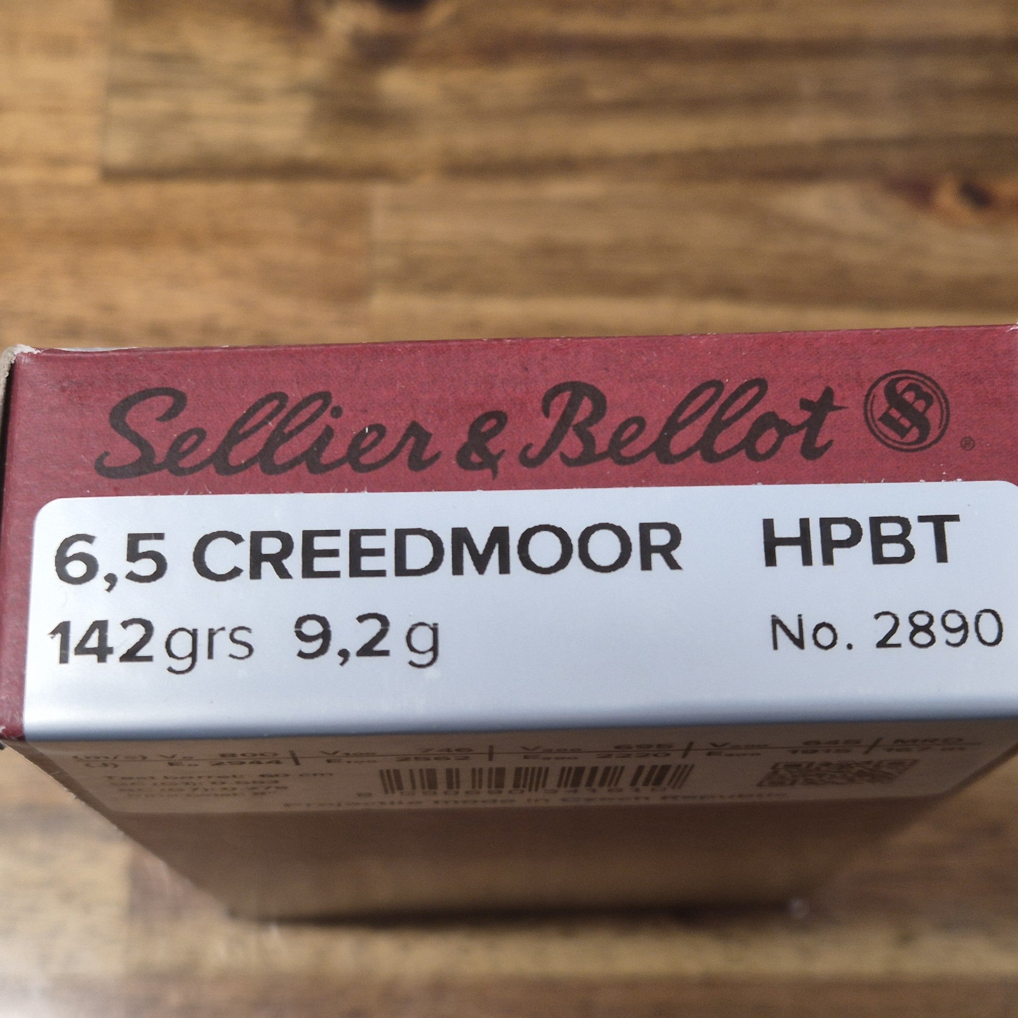 S&B 6.5 CREEDMOOR 142 GR HPBT (OTM) 20 PK