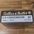 S&B 6.5 CREEDMOOR 140 GR SP 20 PK