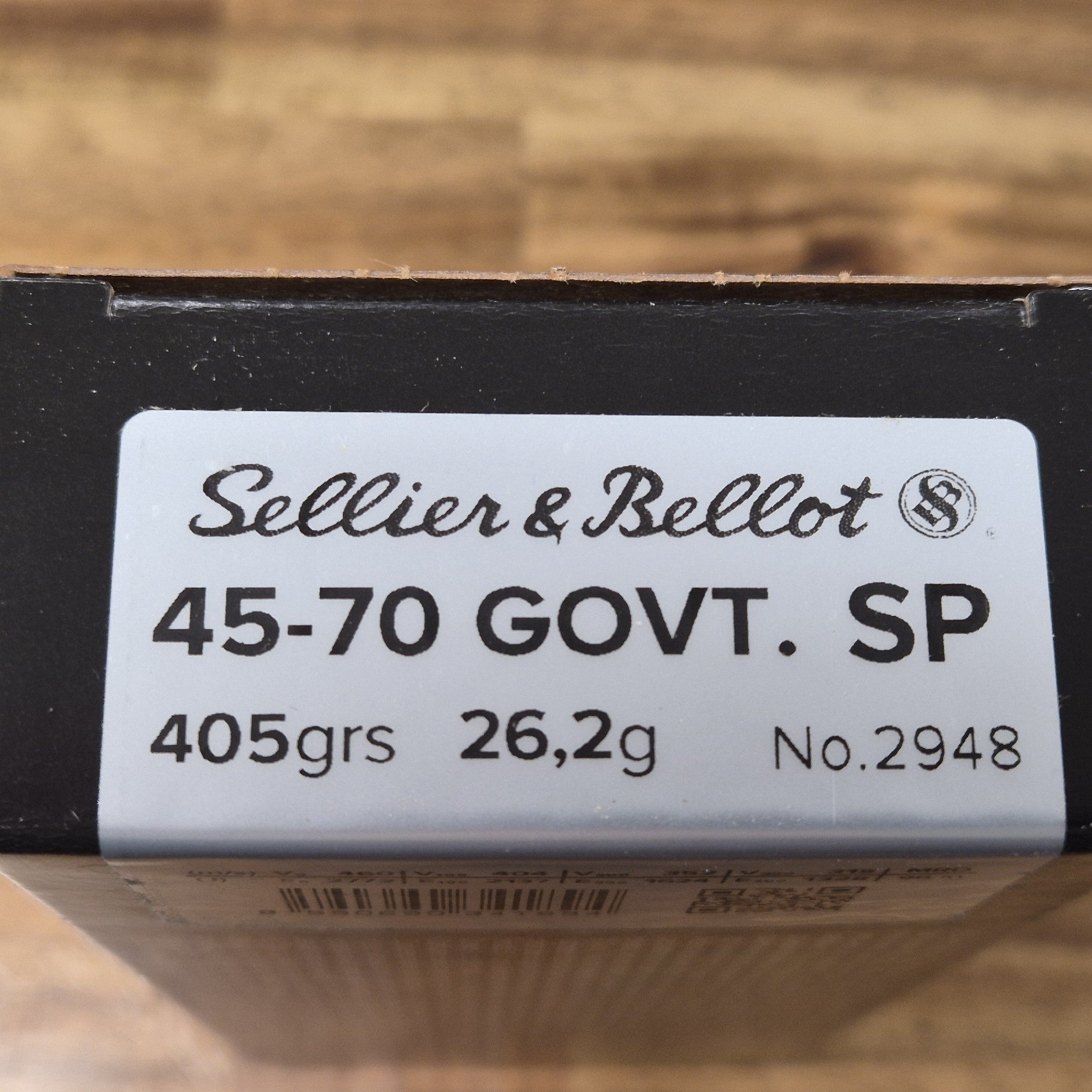 S&B 45-70 GOVT 405 GR SP 20 PK