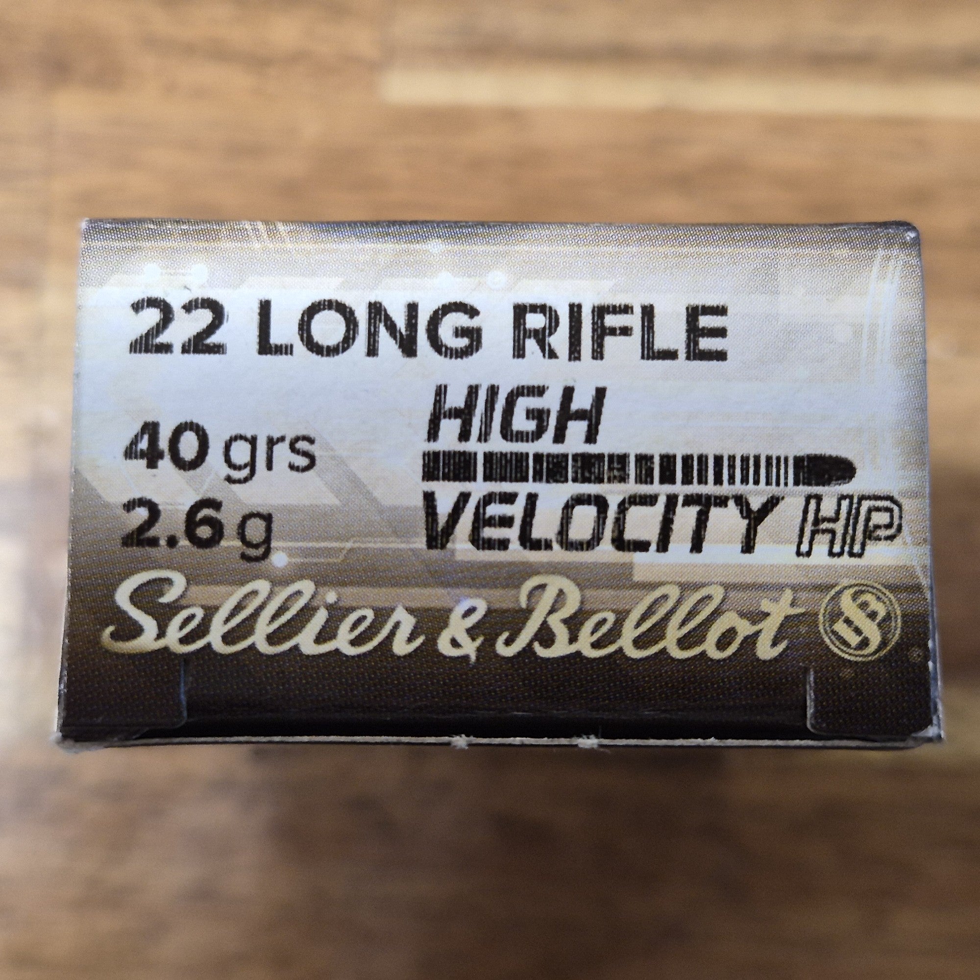 S&B 22 LR HV HP 40 GR LHP-PB 50 PK 1263FPS