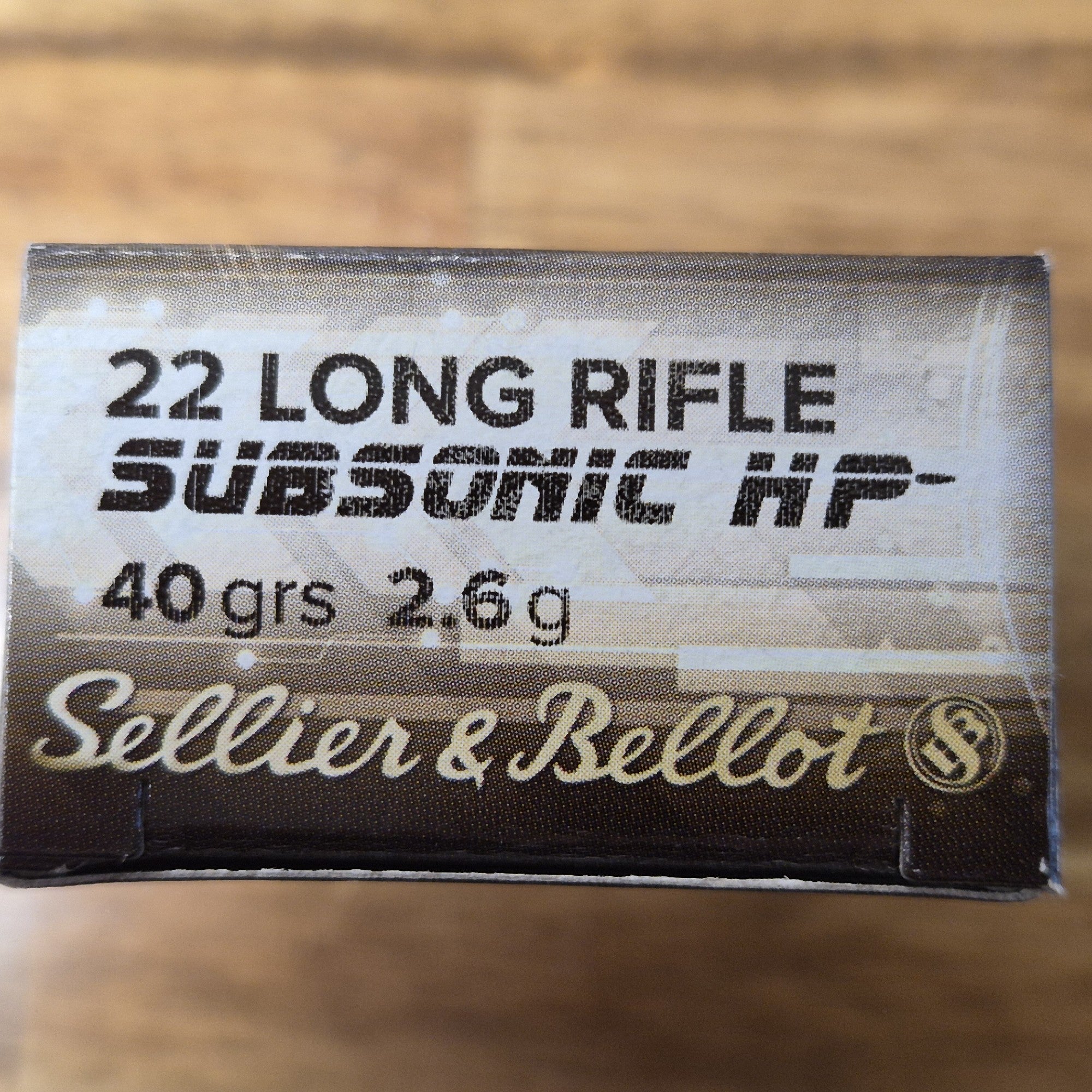S&B 22 LR 40 GR HP-LHP SUBSONIC 50 PK 984FPS