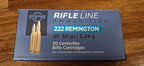 PPU 222 REM 50GR SOFT POINT 20PK RIFLE LINE