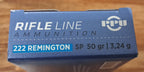 PPU 222 REM 50GR SOFT POINT 20PK RIFLE LINE