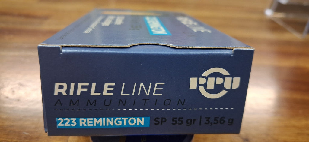 PPU 223 REM 55GR SOFT POINT 20PK RIFLE LINE