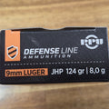 PPU 9MM 124GR JHP 50PK DEFENCE LINE