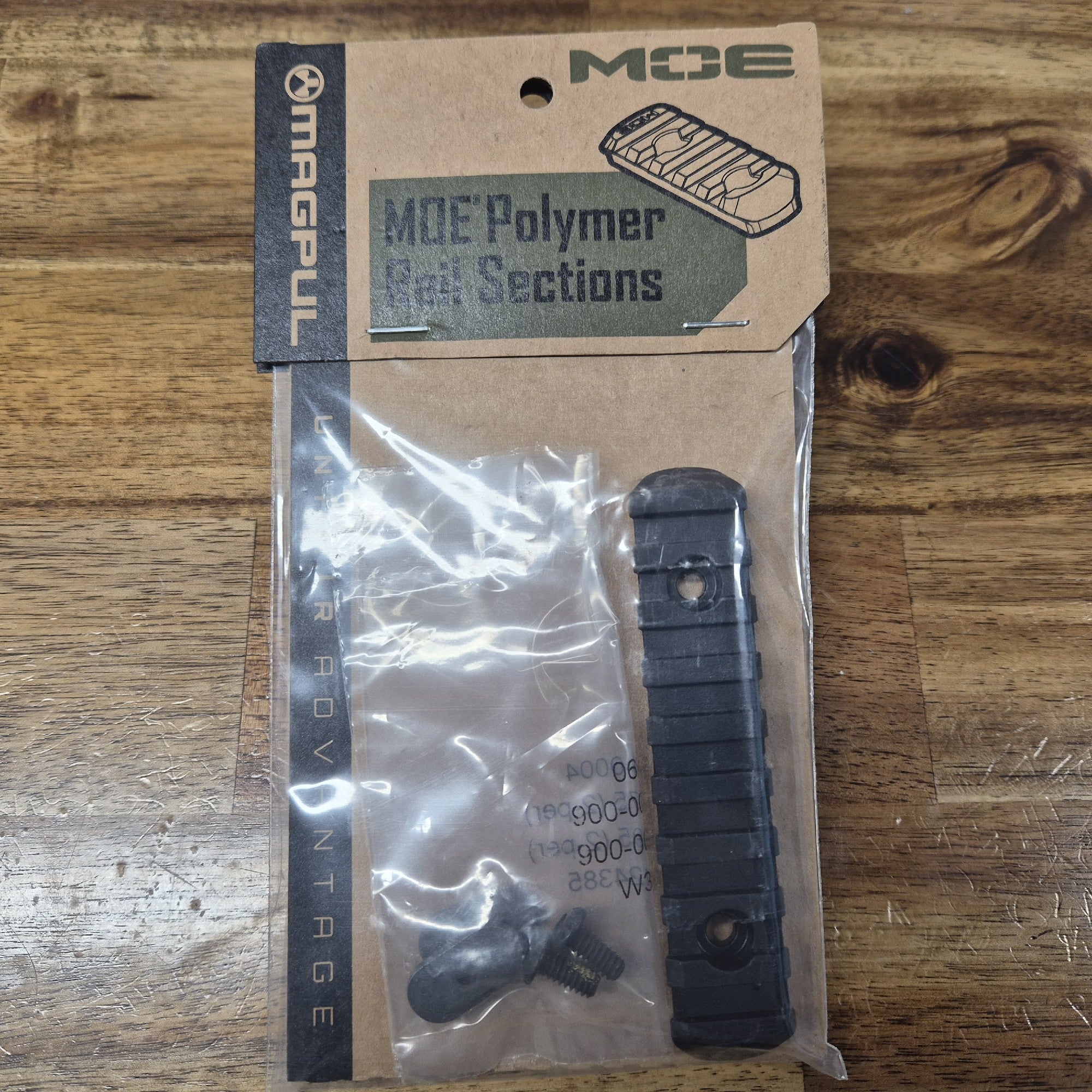 MOE POLYMER RAIL, 9 SLOTS