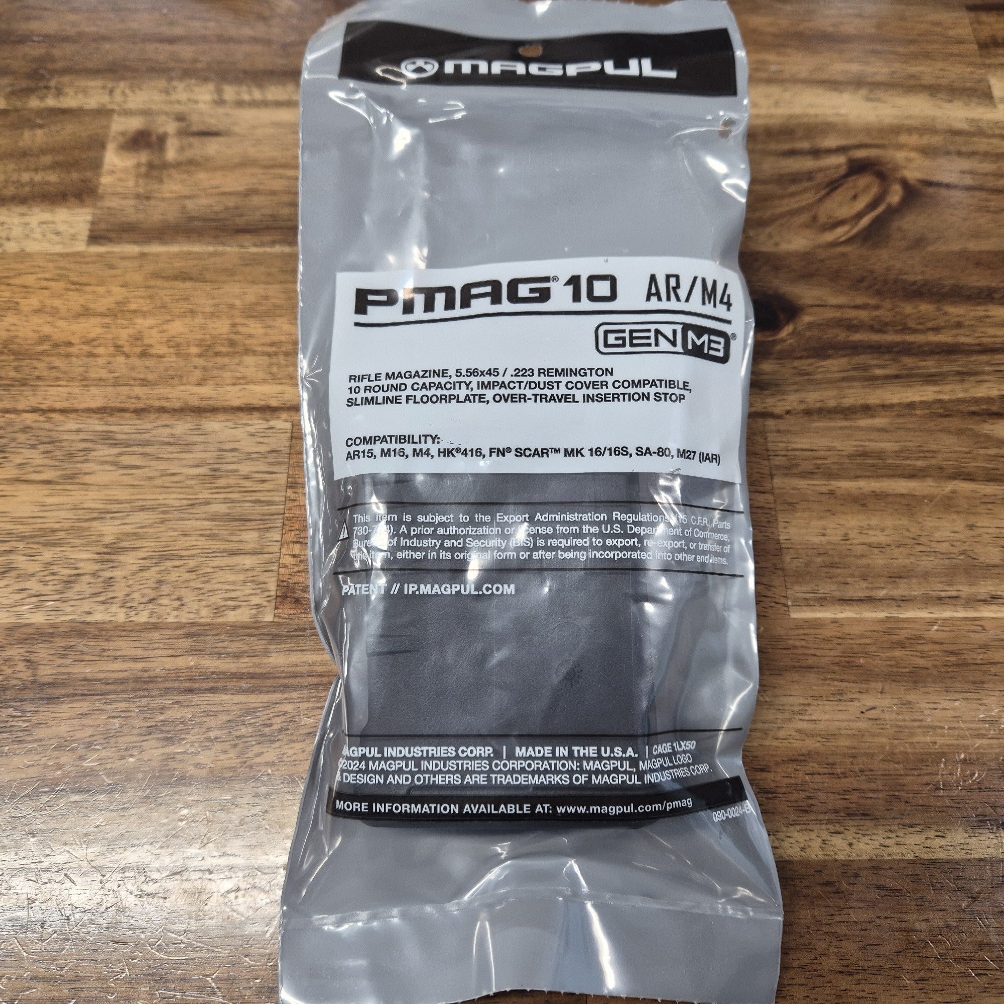 PMAG 10 AR/M4 GEN M3 223REM BLACK