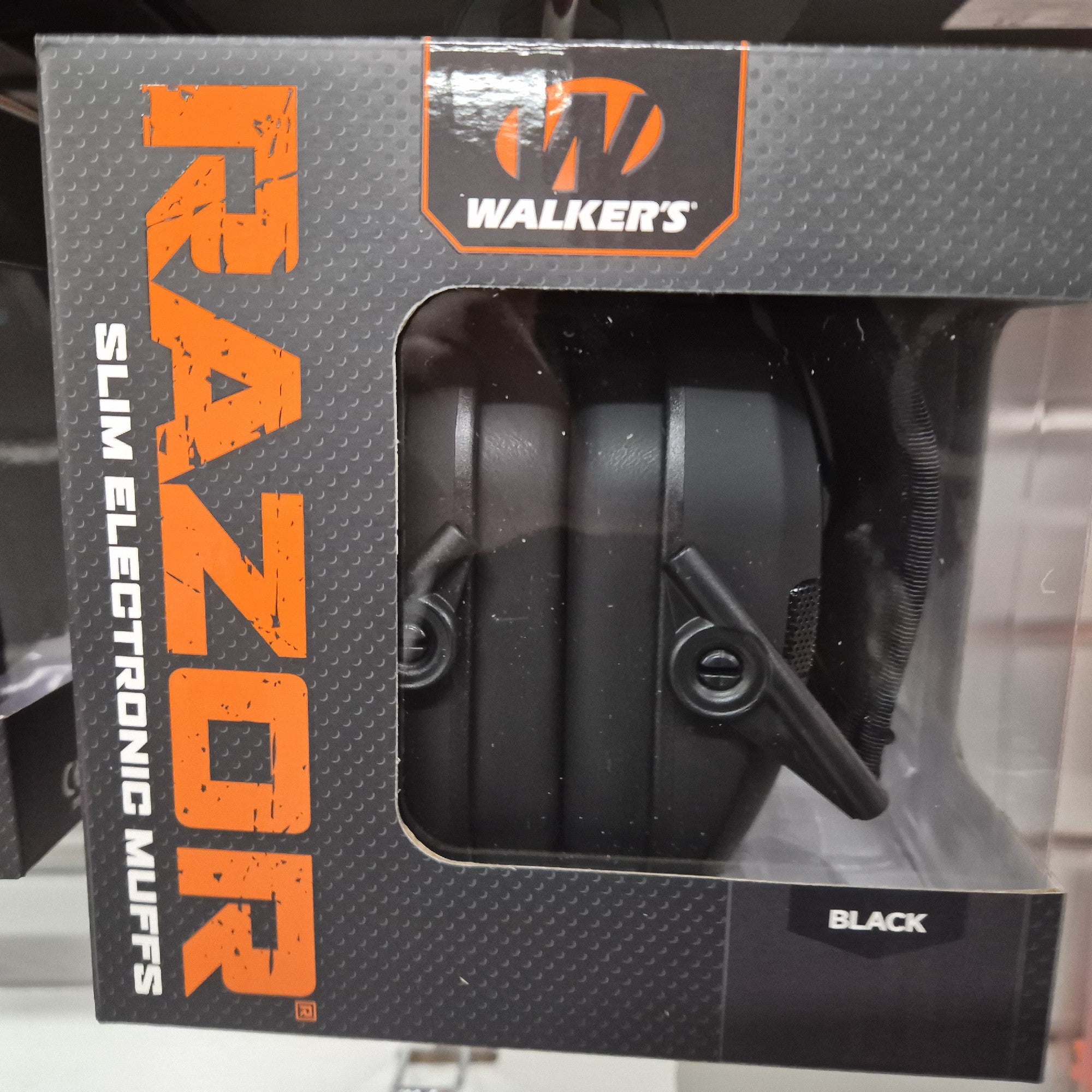 WALKER'S RAZOR SLIM ELEC. MUFF NRR 23DB BLACK