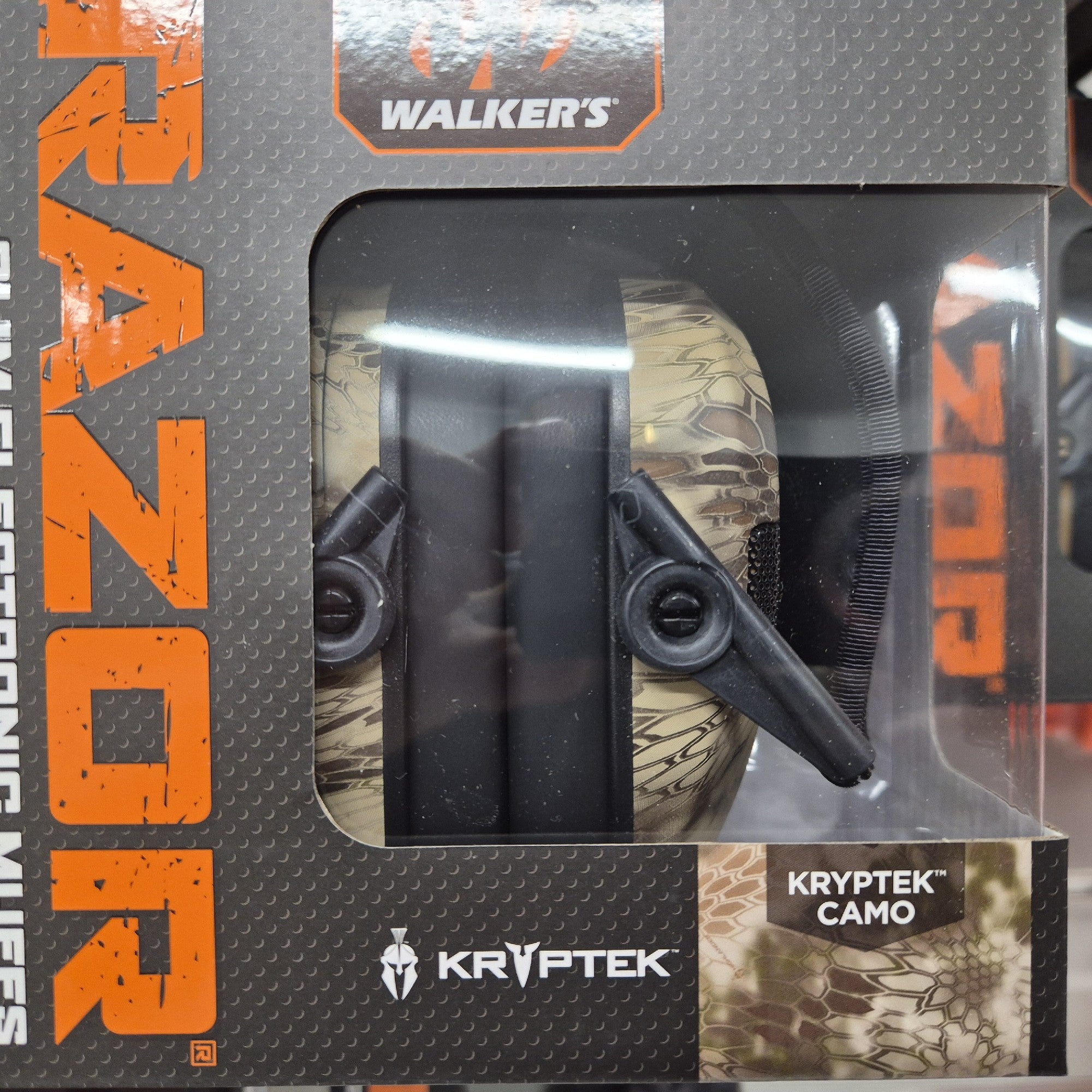 WALKER'S RAZOR SLIM ELEC. MUFF NRR 23DB - KRYPTEK