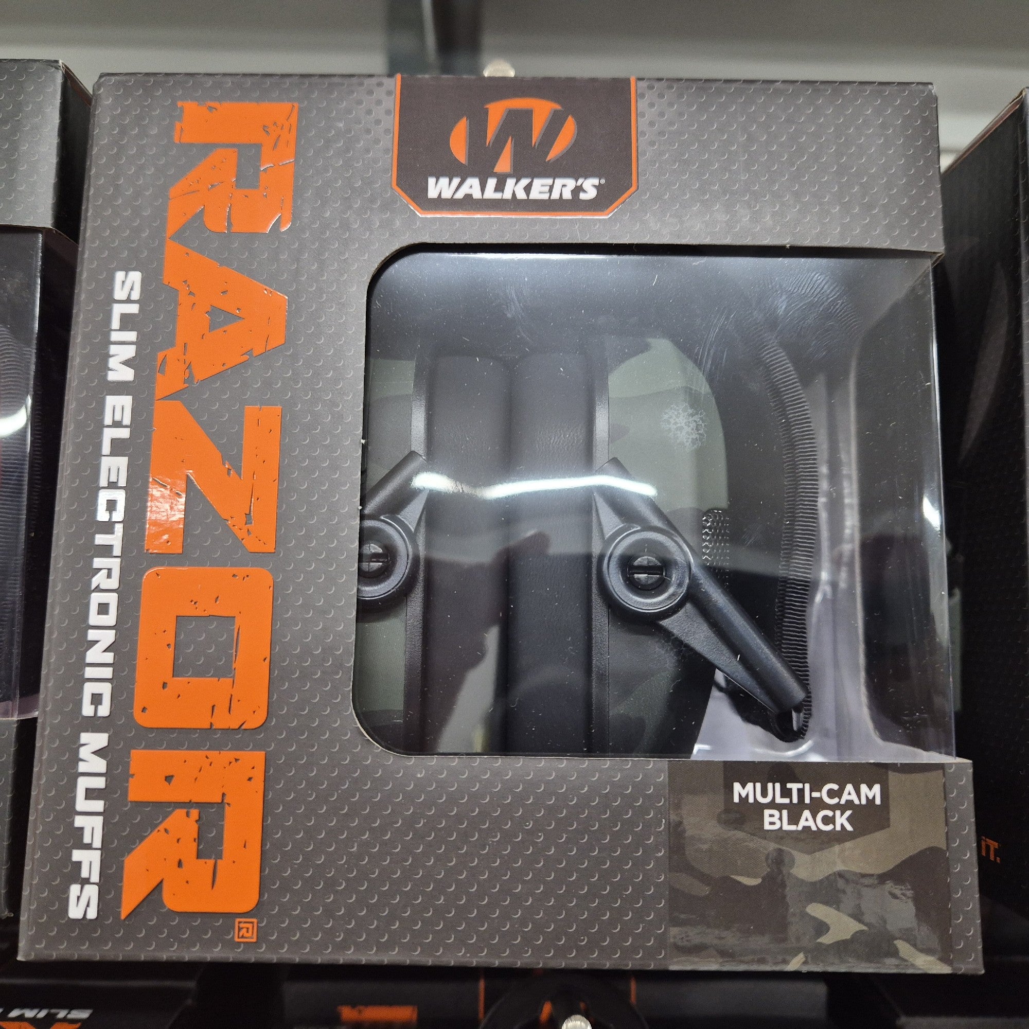 WALKER'S RAZOR SLIM ELECTRONIC MULTICAM CAMO GREY