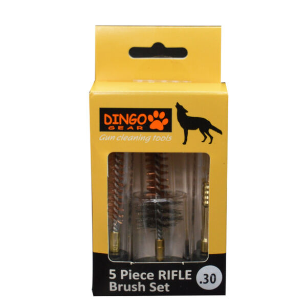 DINGO GEAR BRUSH SET .30 CAL RIFLE 5PC