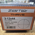 ZT THRIVE 3-12X44 ZEROPLEX ZEROTECH RRP $399