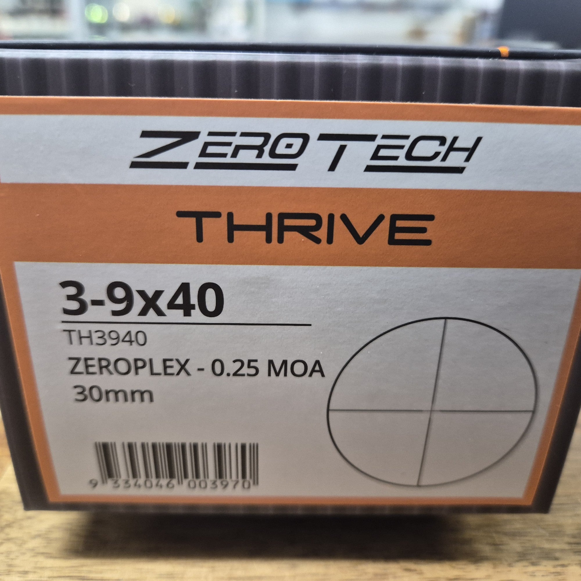 ZT THRIVE 3-9X40 ZEROPLEX ZEROTECH *RRP $299