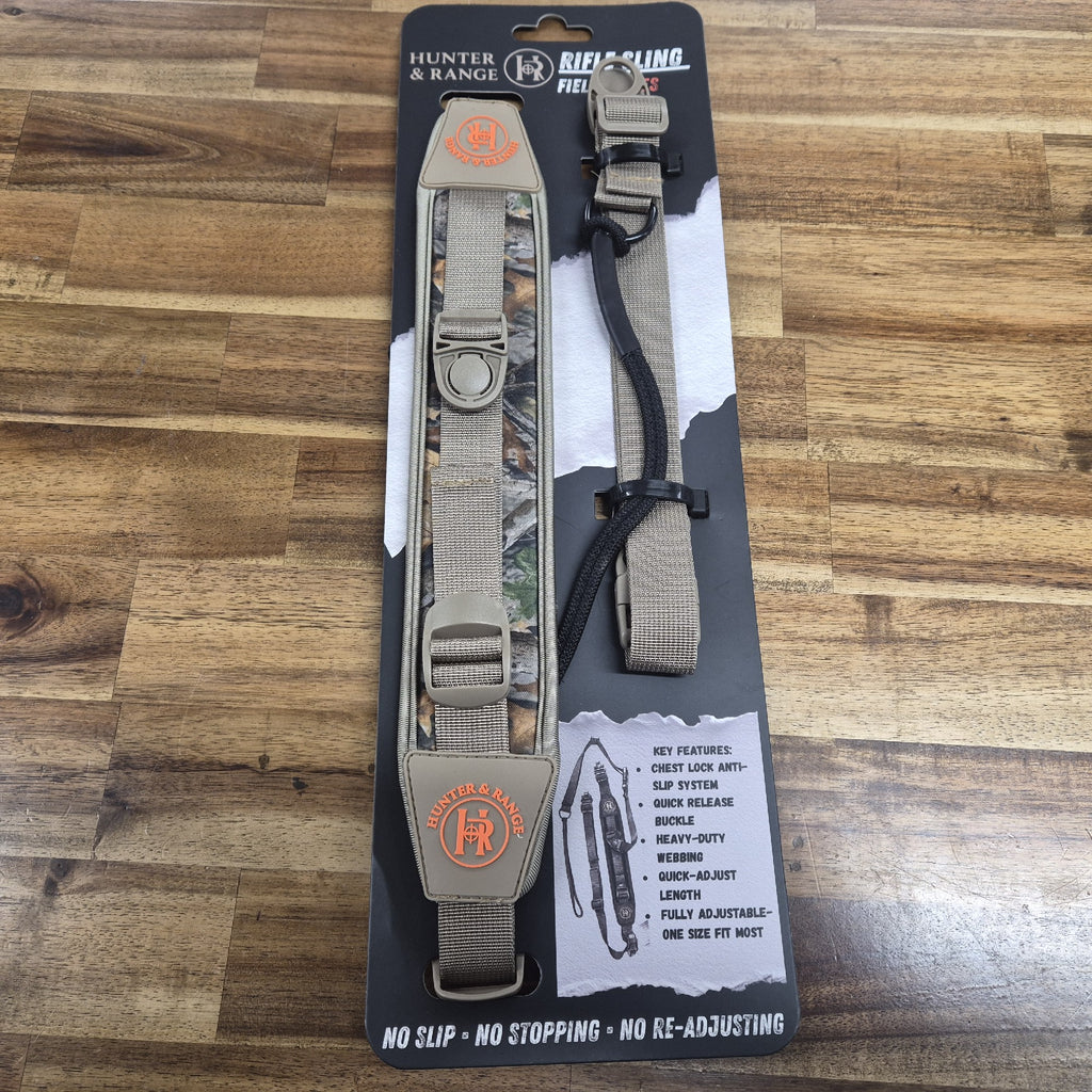 HUNTER & RANGE FIELD SERIES SLING - TAN / CAMO